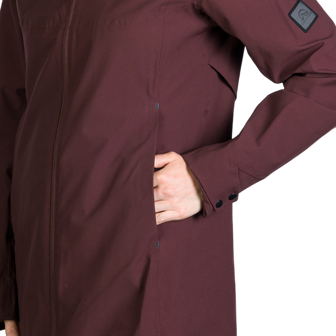BU-6180OR women's outdoor waterproof hardshell 3L coat CLARICE