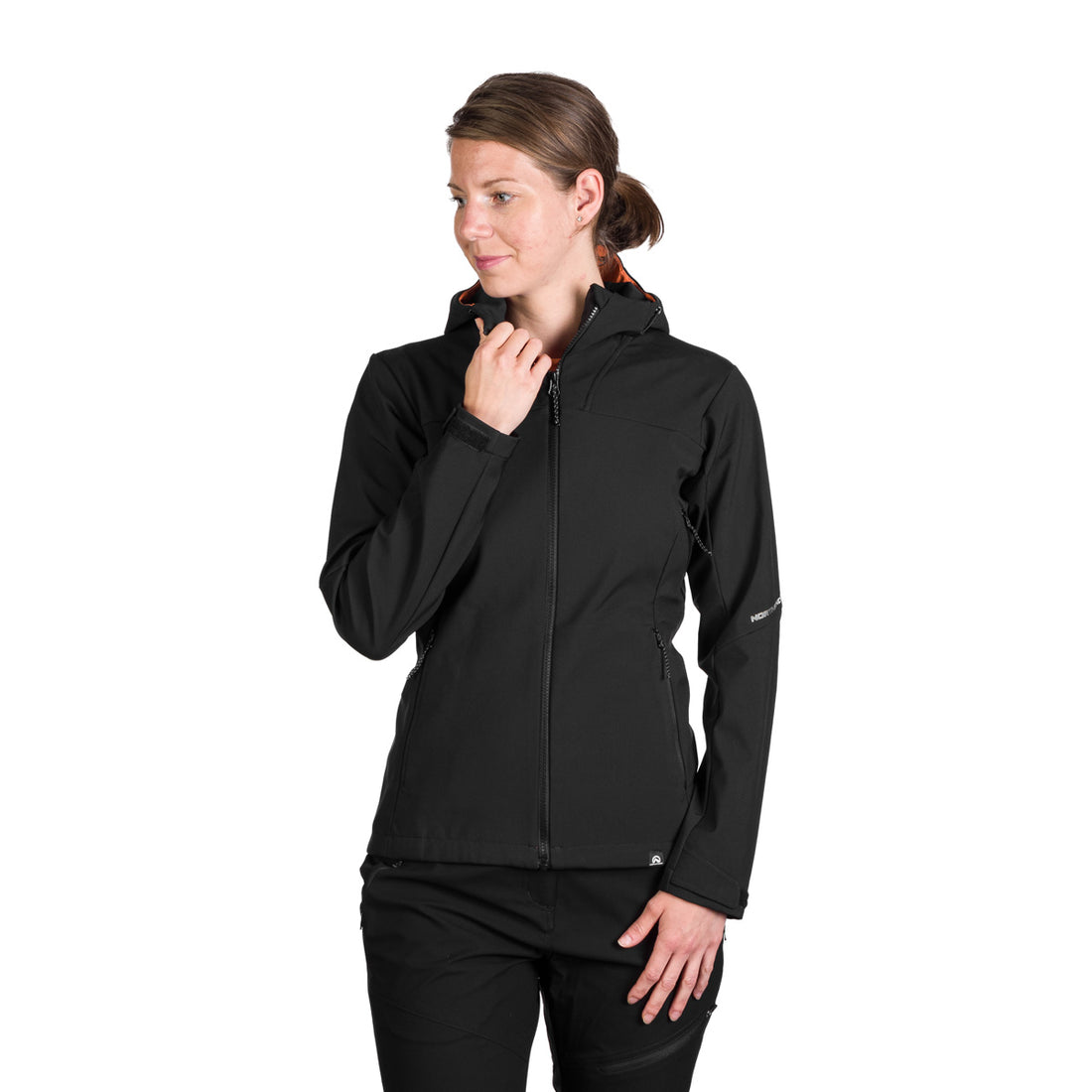 BU-6182OR women's outdoor hoody mountain softshell 3L jacket PATTY