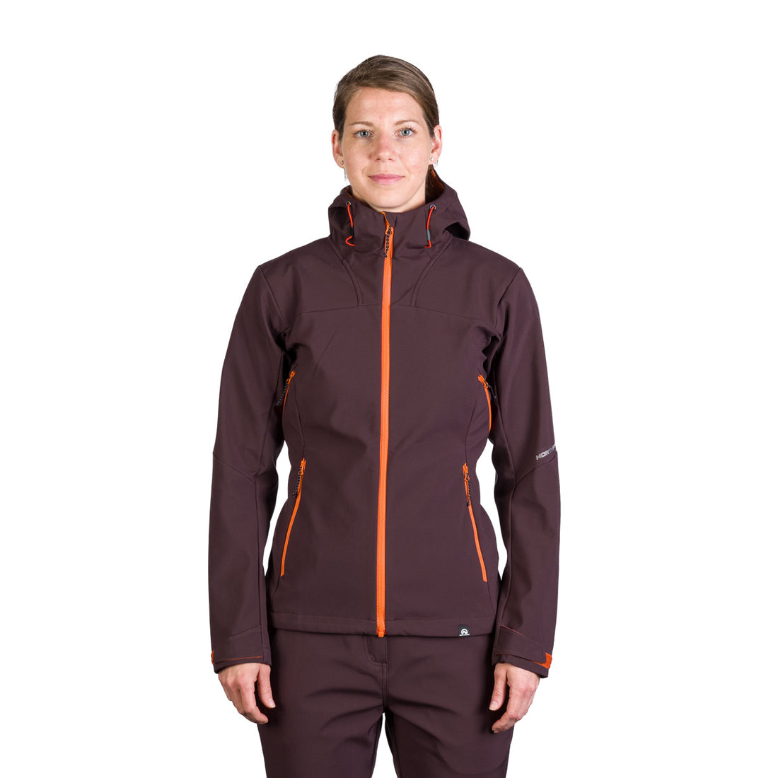 BU-6182OR women's outdoor hoody mountain softshell 3L jacket PATTY