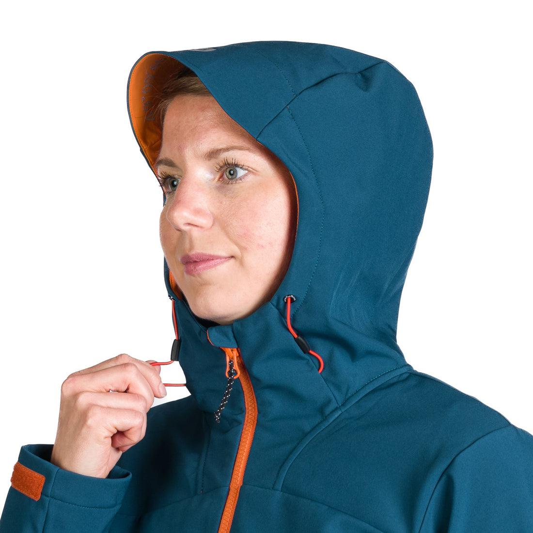 BU-6182OR women's outdoor hoody mountain softshell 3L jacket PATTY