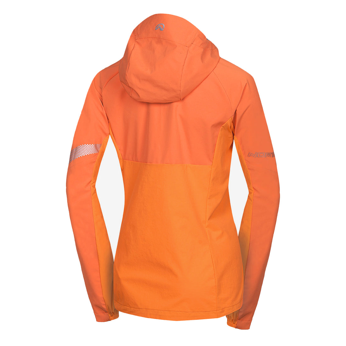 BU-6183OR women's trekking hybrid softshell active jacket DONNA