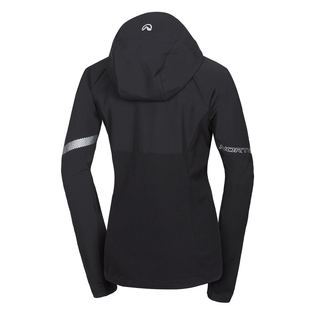 BU-6183OR women's trekking hybrid softshell active jacket DONNA