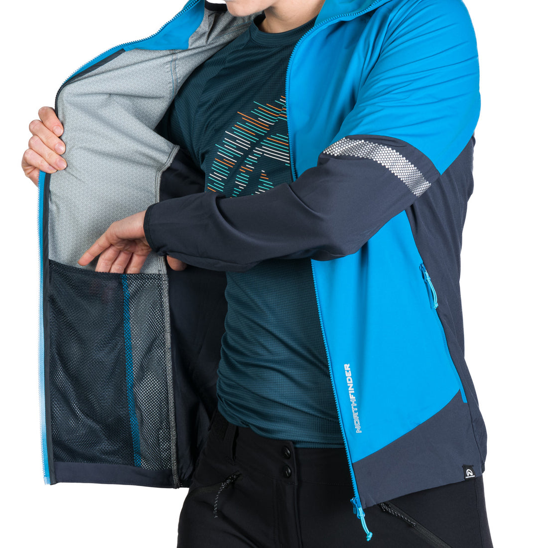 BU-6185OR women's trekking hybrid multisport lightweight jacket 2.5L DELORES