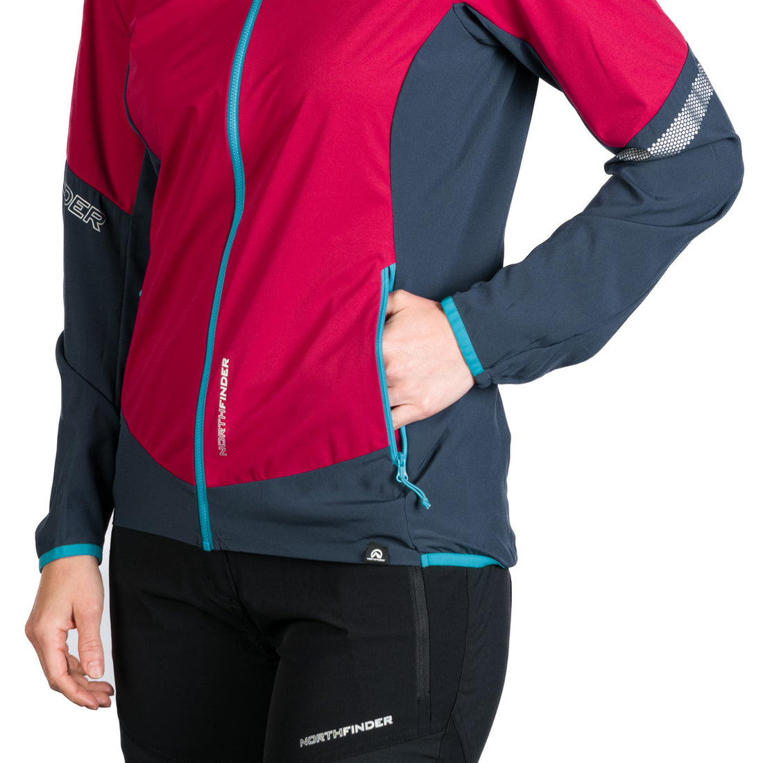 BU-6185OR women's trekking hybrid multisport lightweight jacket 2.5L DELORES