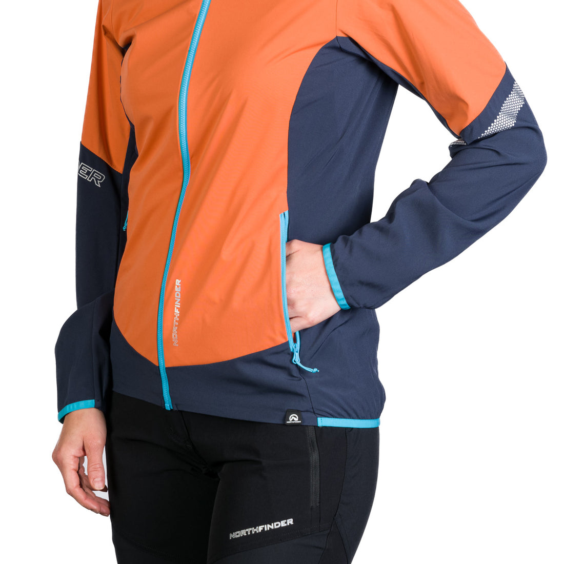 BU-6185OR women's trekking hybrid multisport lightweight jacket 2.5L DELORES
