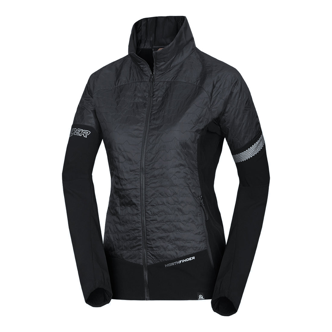 BU-6186OR women's light insulated active hybrid jacket  THERESA
