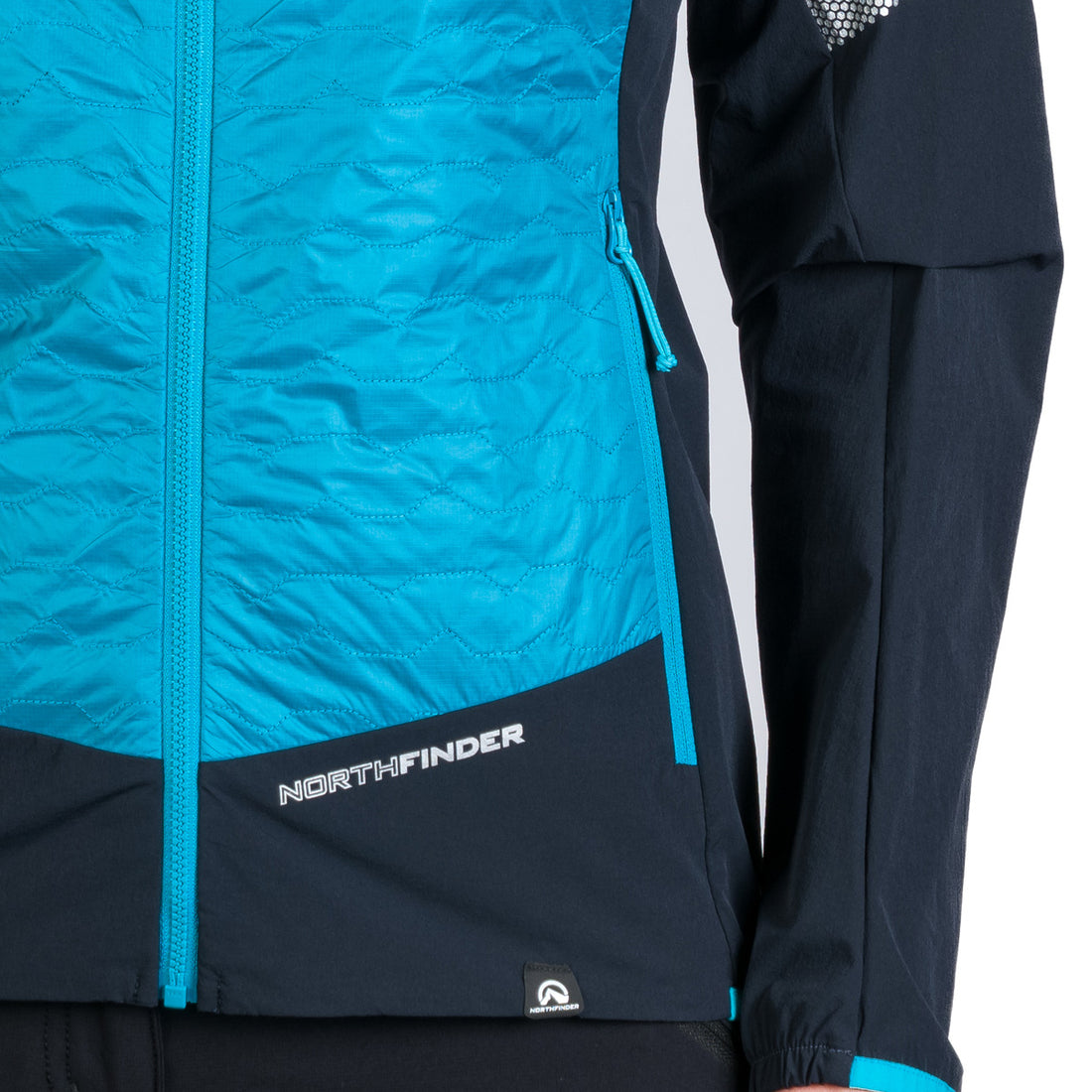 BU-6186OR women's light insulated active hybrid jacket  THERESA