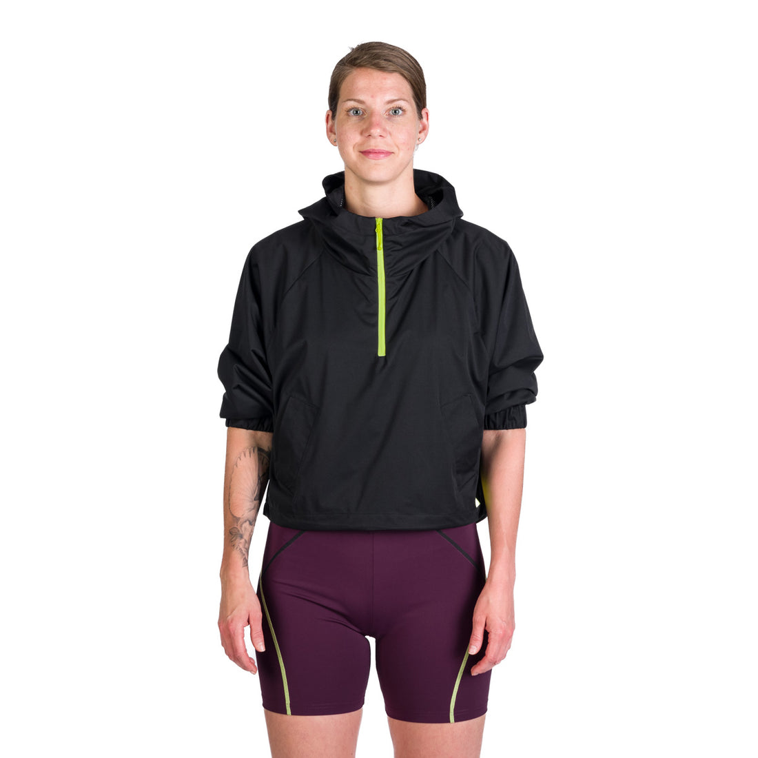 BU-6193SP women's oversized cropped lightweight jacket 2.5L PAMELA