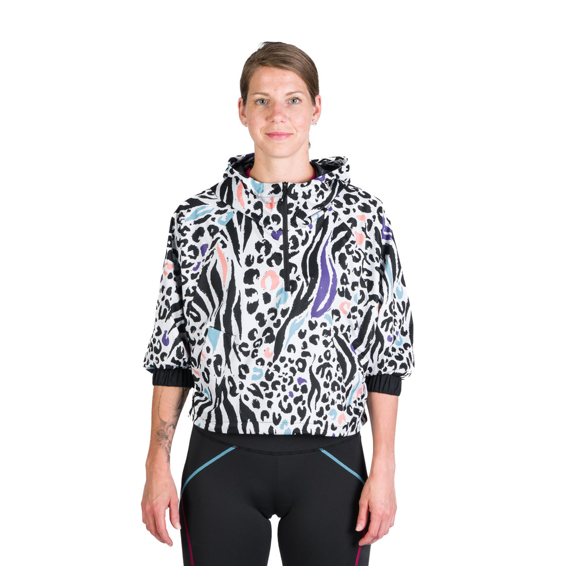 BU-6193SP women's oversized cropped lightweight jacket 2.5L PAMELA