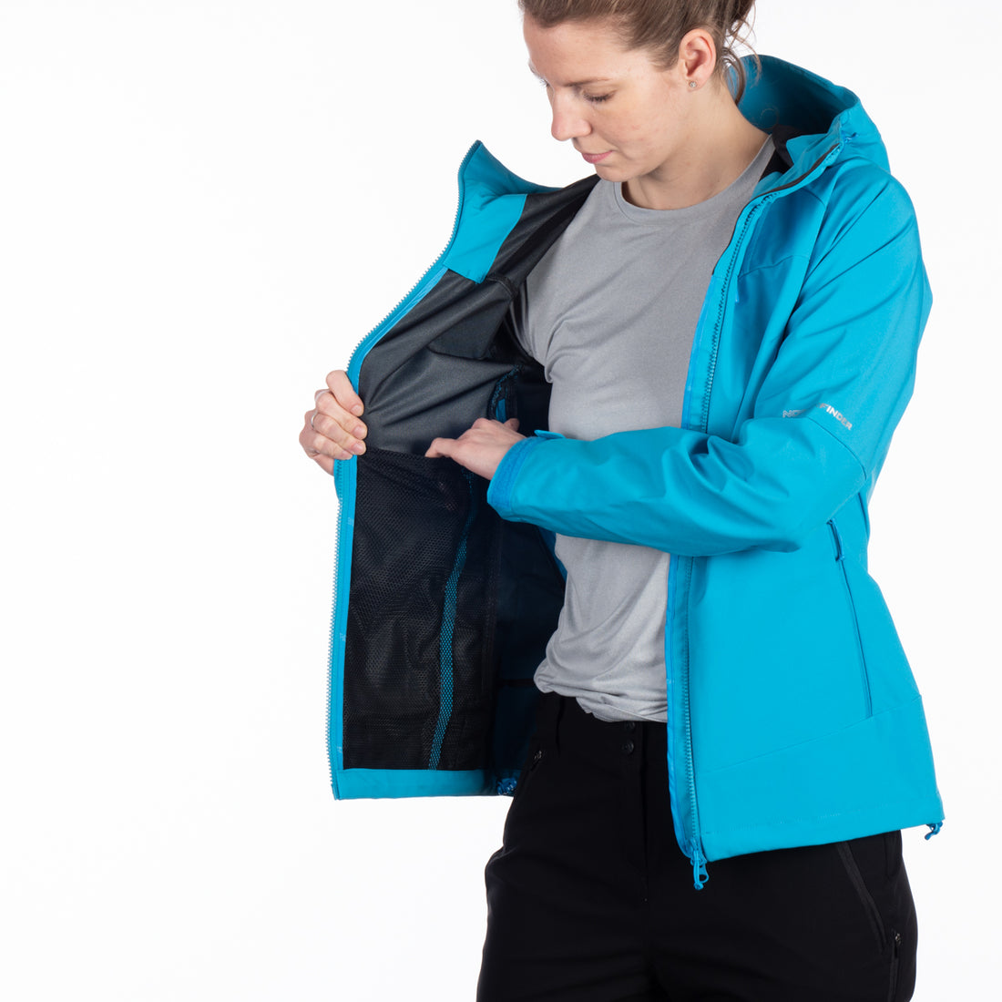 BU-62001OR women's outdoor softshell jacket 3L
