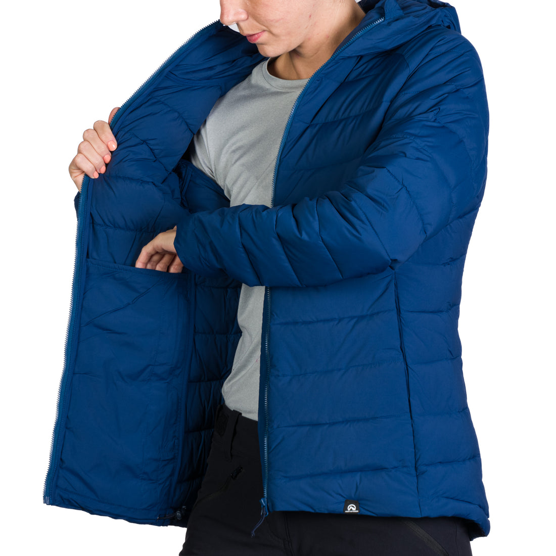 BU-62011OR men's insulated outdoor jacket downlike