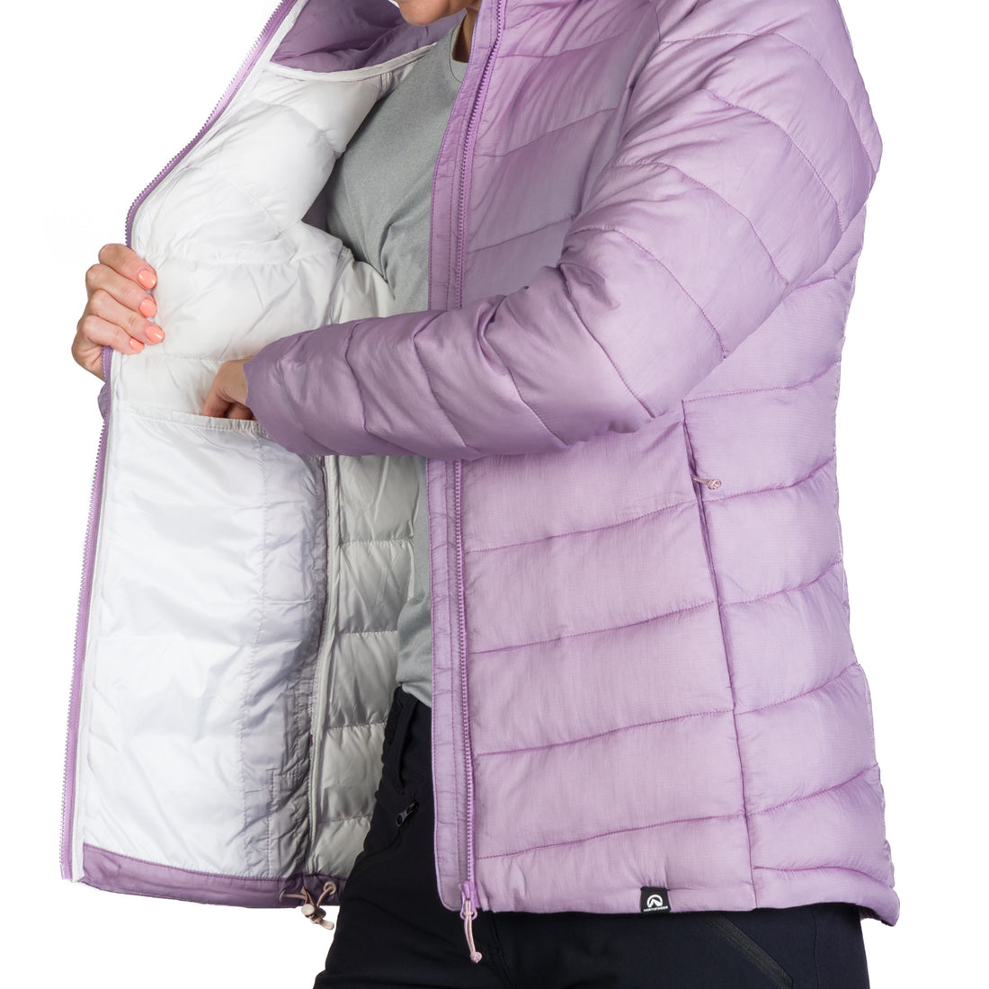 BU-6201OR women's insulated outdoor jacket downlike
