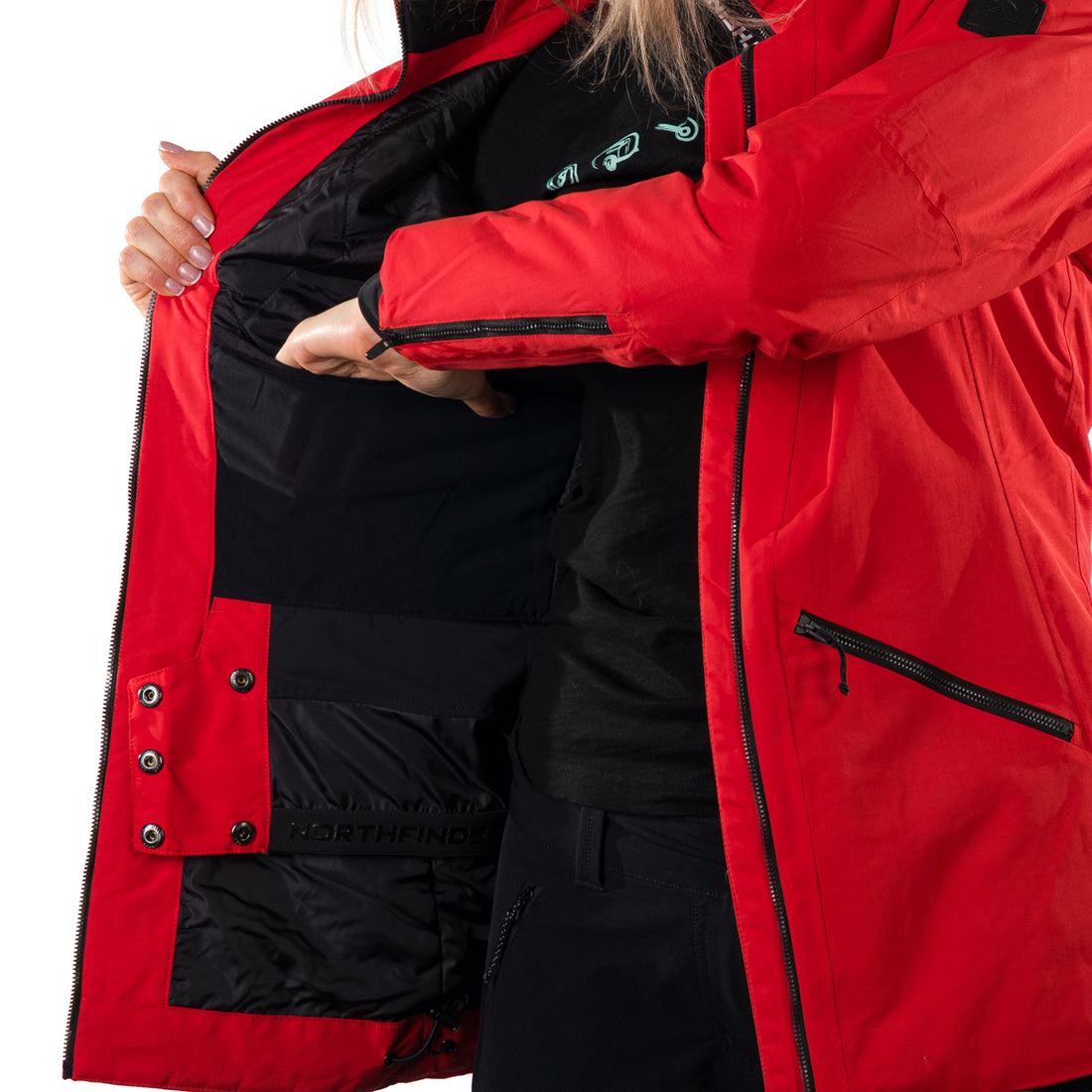 BU-62051SNW women's ski insulated jacket PATRICE