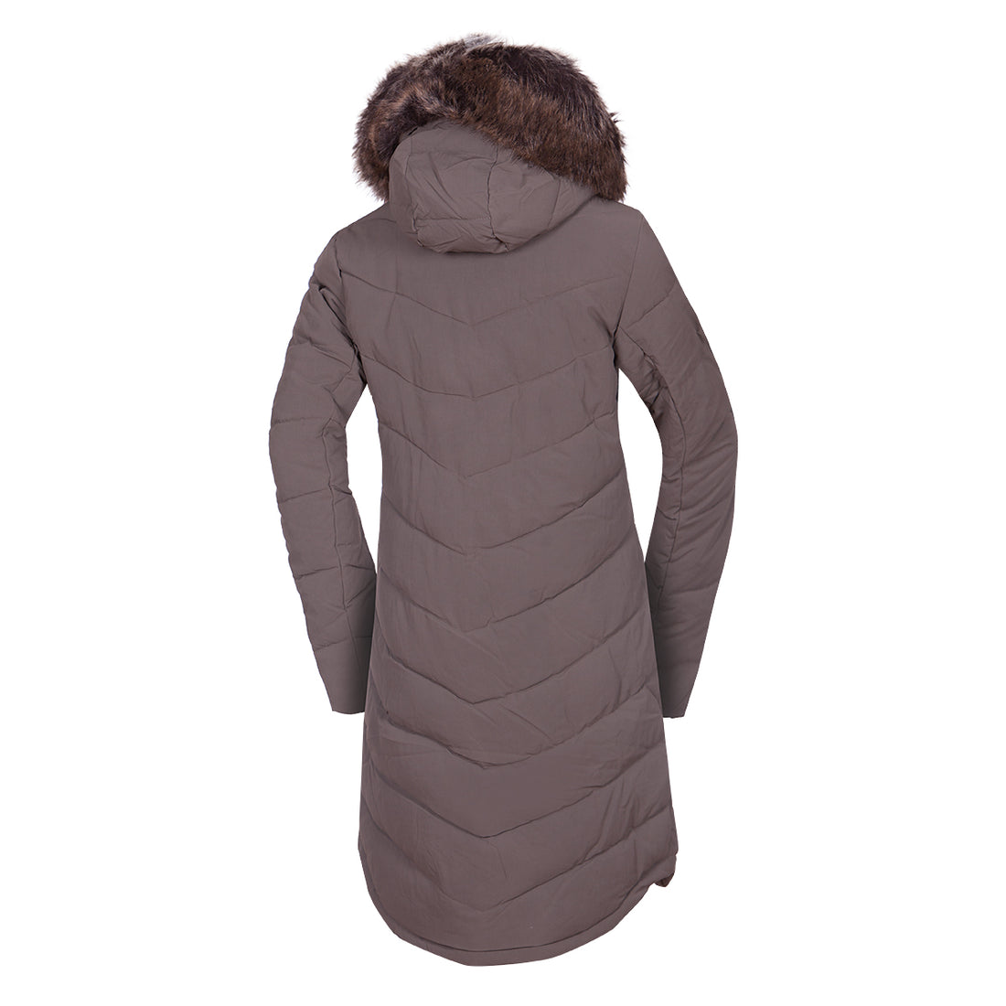 BU-6206OR women's insulated long jacket TERI