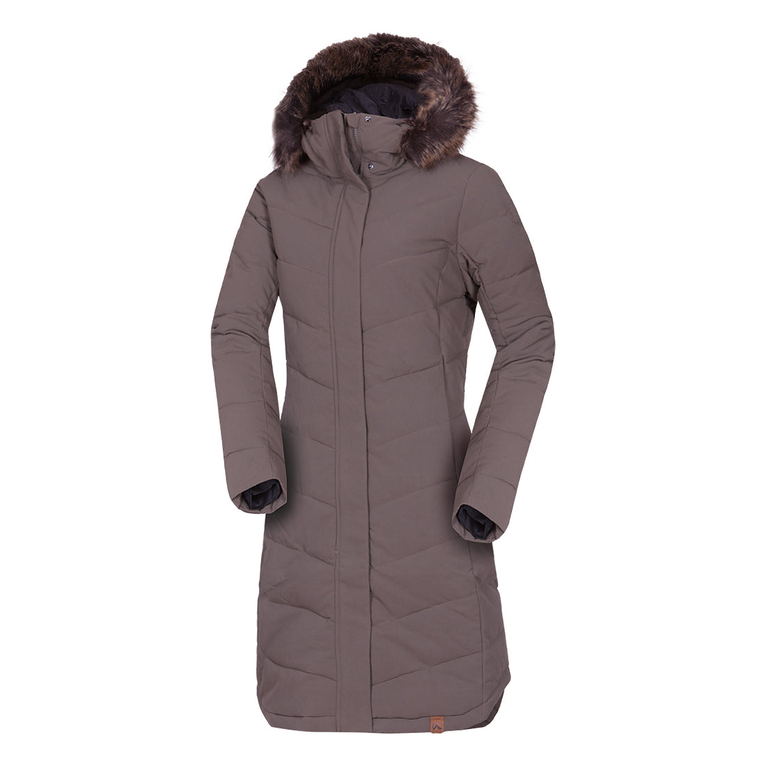BU-6206OR women's insulated long jacket TERI