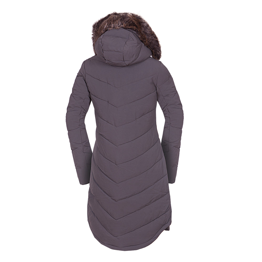 BU-6206OR women's insulated long jacket TERI
