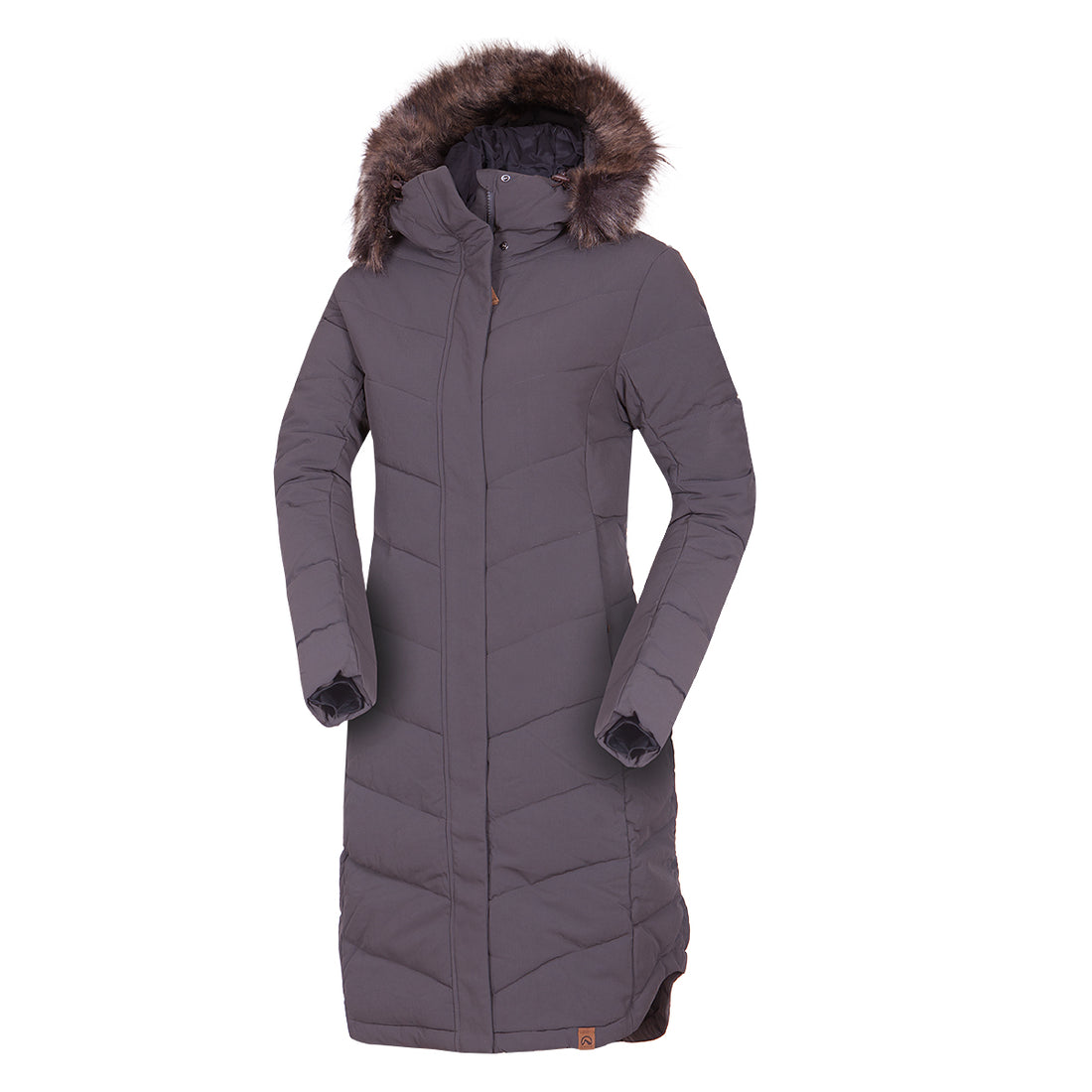 BU-6206OR women's insulated long jacket TERI