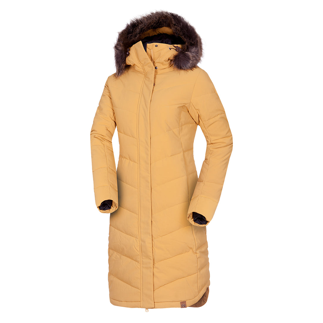 BU-6206OR women's insulated long jacket TERI