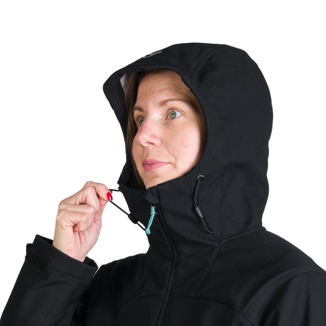 BU-6240OR women's outdoor hoody softshell jacket 3L TINA