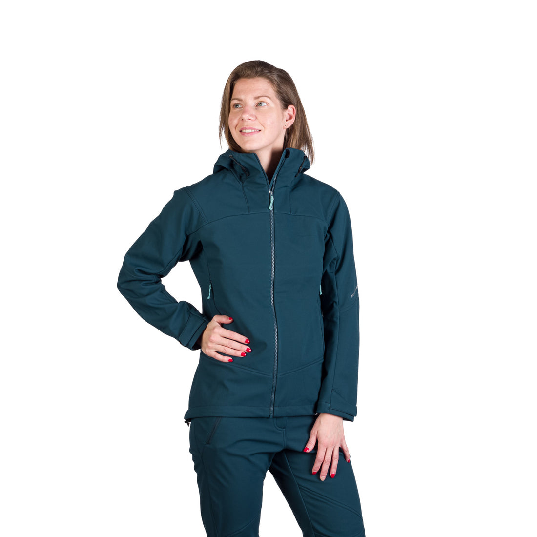 BU-6240OR women's outdoor hoody softshell jacket 3L TINA