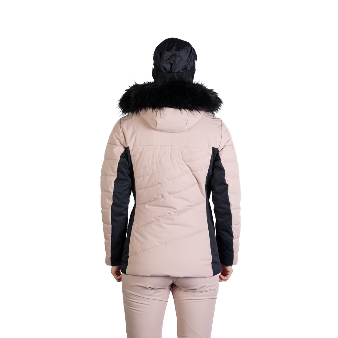 BU-6256SNW women's ski insulated trendy jacket with fur KELLIE