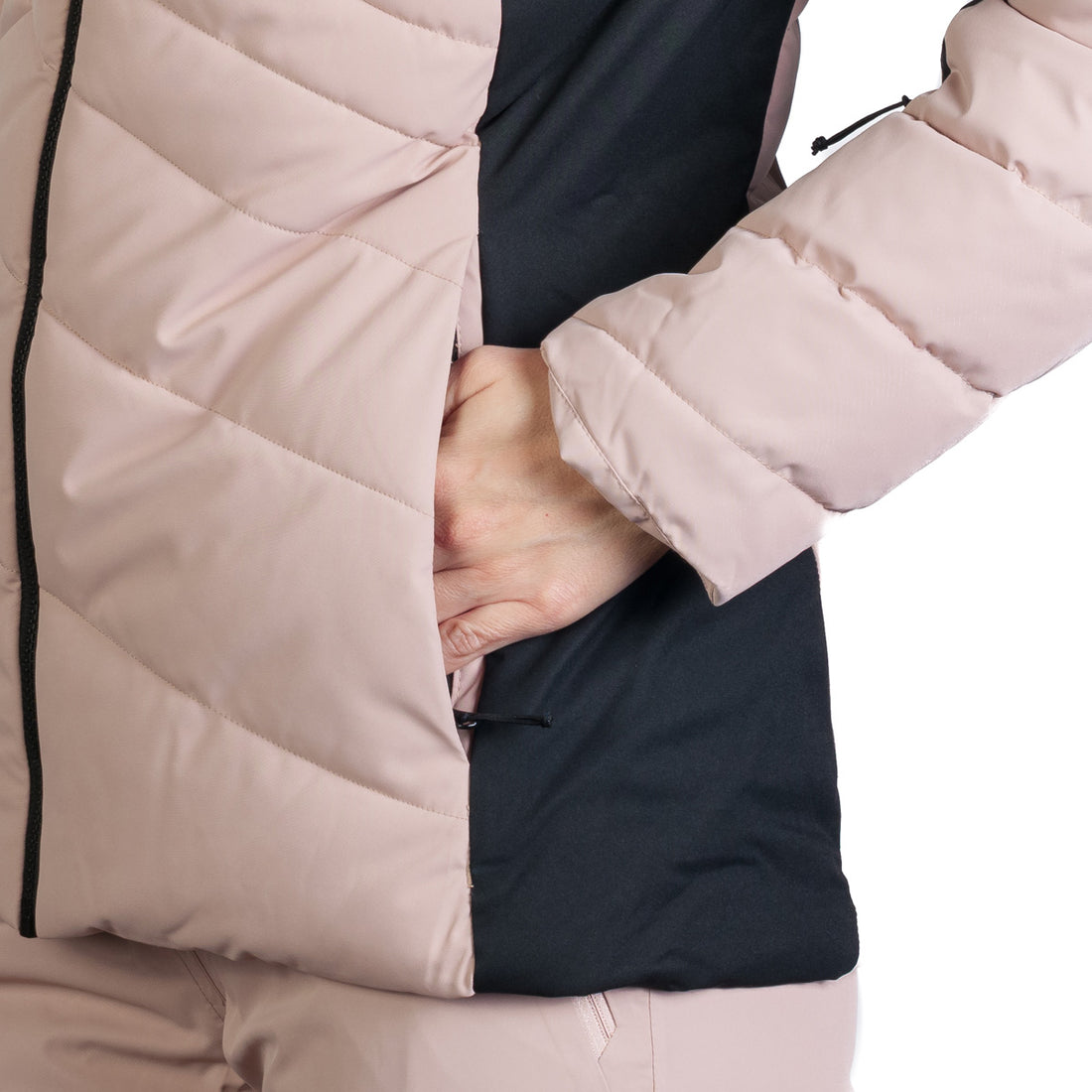 BU-6256SNW women's ski insulated trendy jacket with fur KELLIE