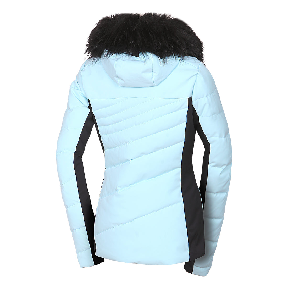 BU-6256SNW women's ski insulated trendy jacket with fur KELLIE