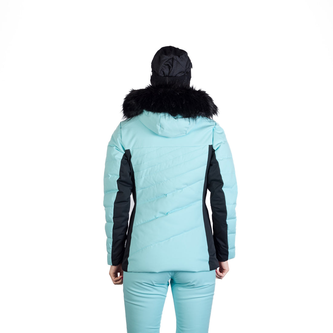 BU-6256SNW women's ski insulated trendy jacket with fur KELLIE