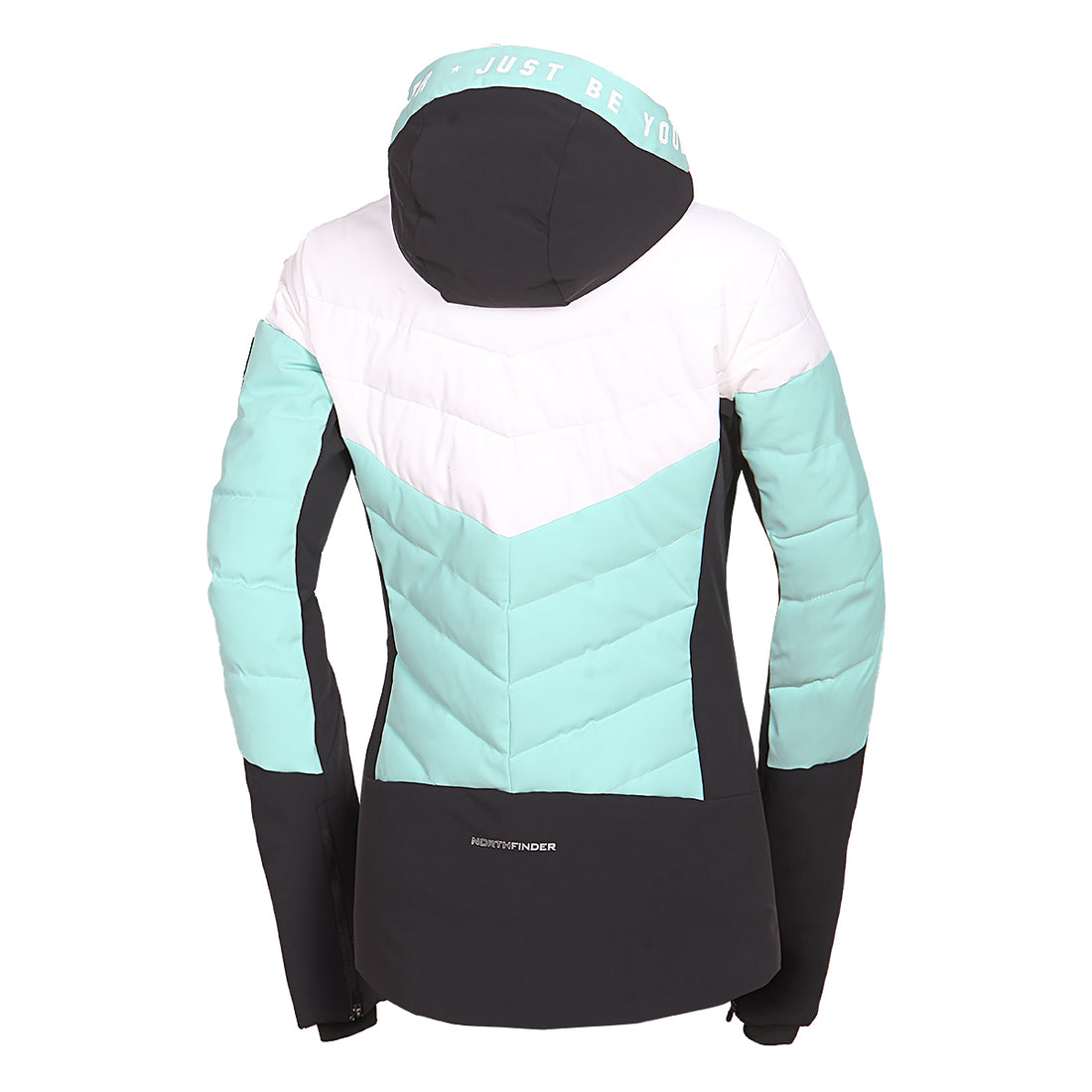 BU-6257SNW women's ski quilted insulated jacket NANETTE