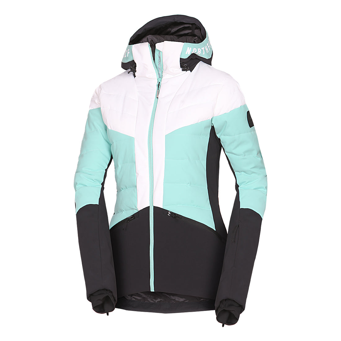 BU-6257SNW women's ski quilted insulated jacket NANETTE