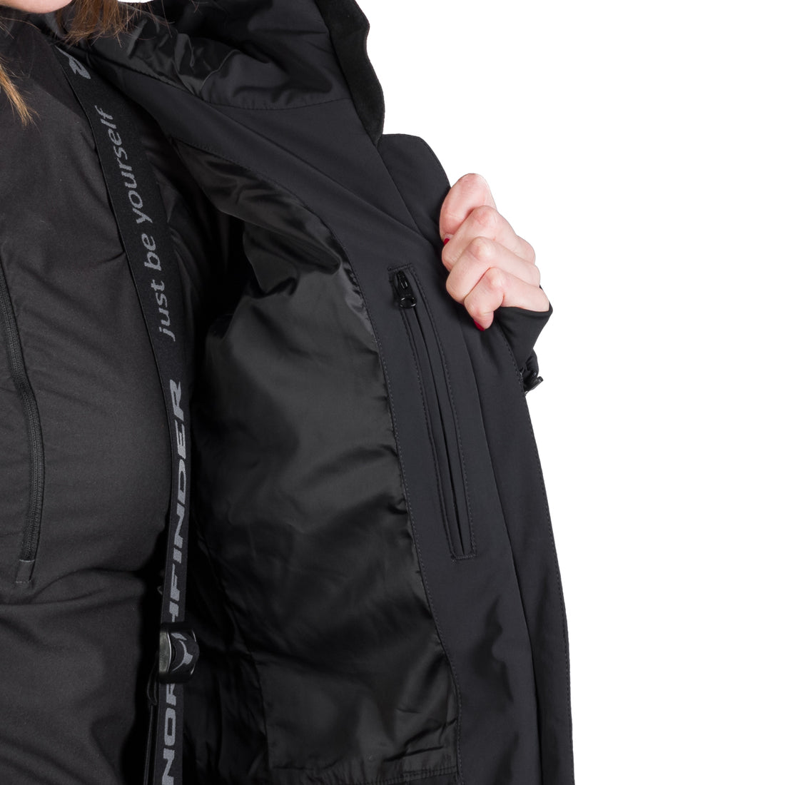 BU-6257SNW women's ski quilted insulated jacket NANETTE