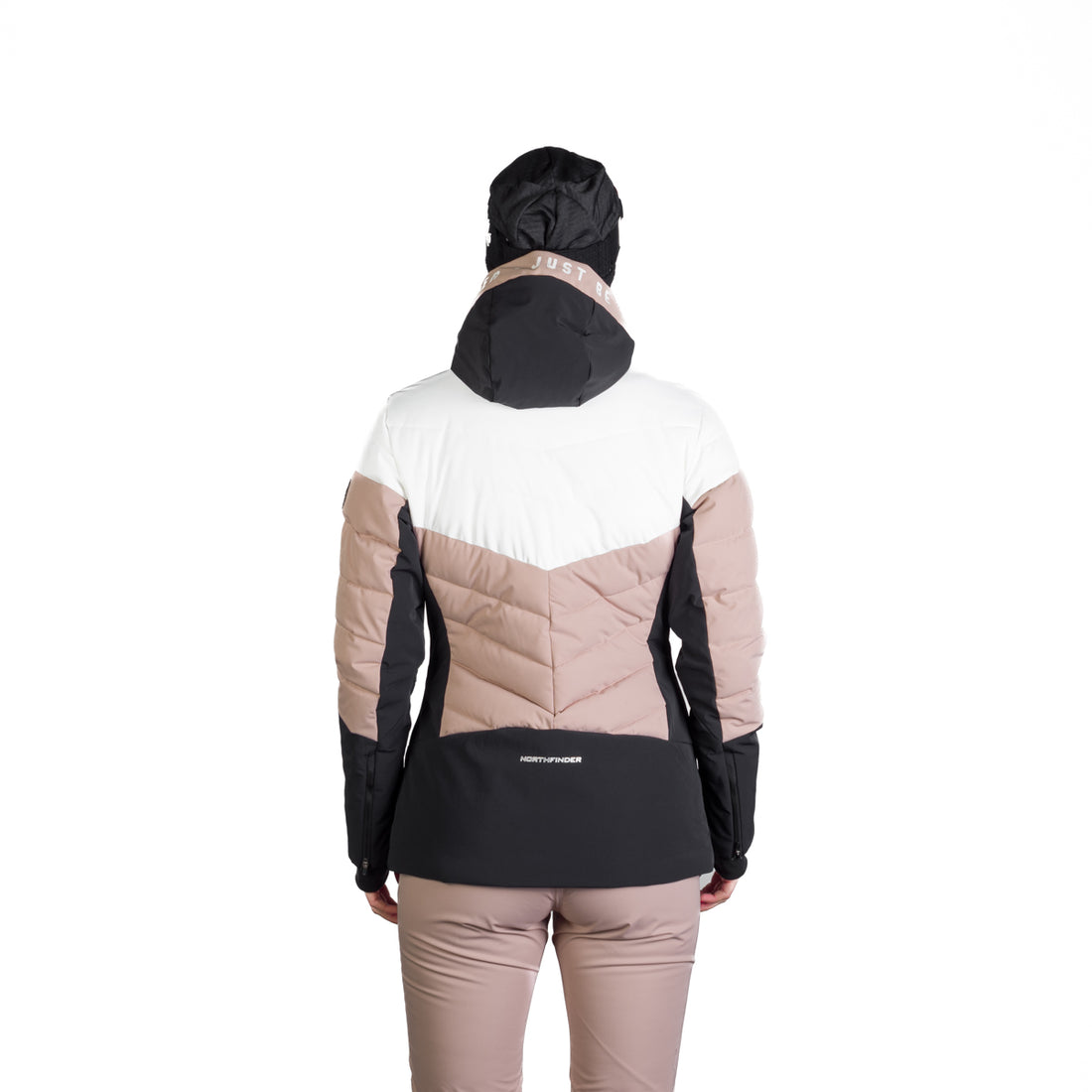 BU-6257SNW women's ski quilted insulated jacket NANETTE