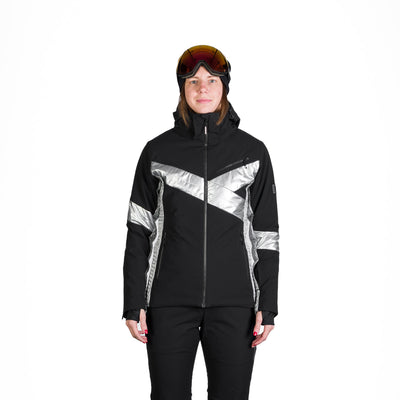BU-6259SNW women ski trendy prolonged jacket LAURI