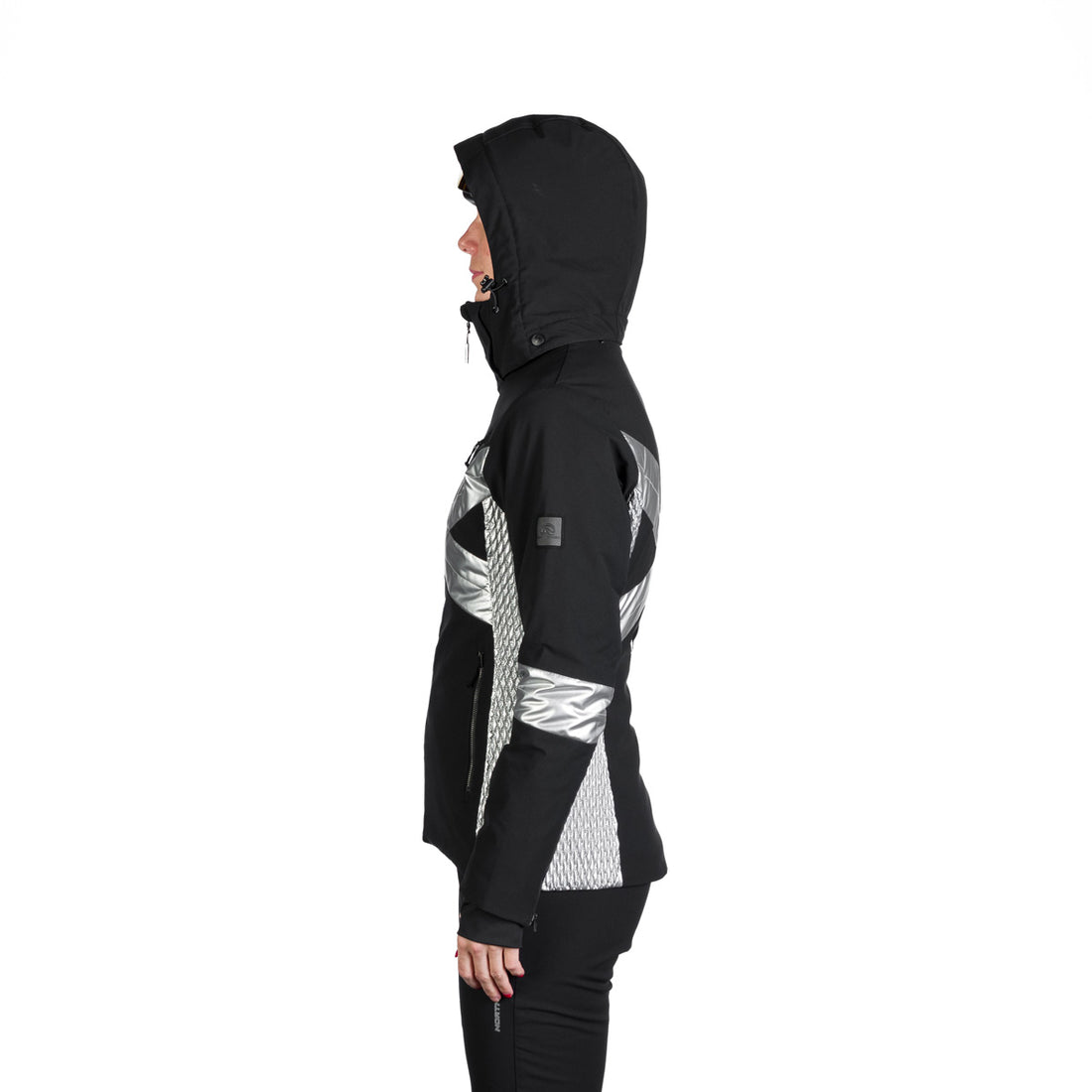 BU-6259SNW women ski trendy prolonged jacket LAURI