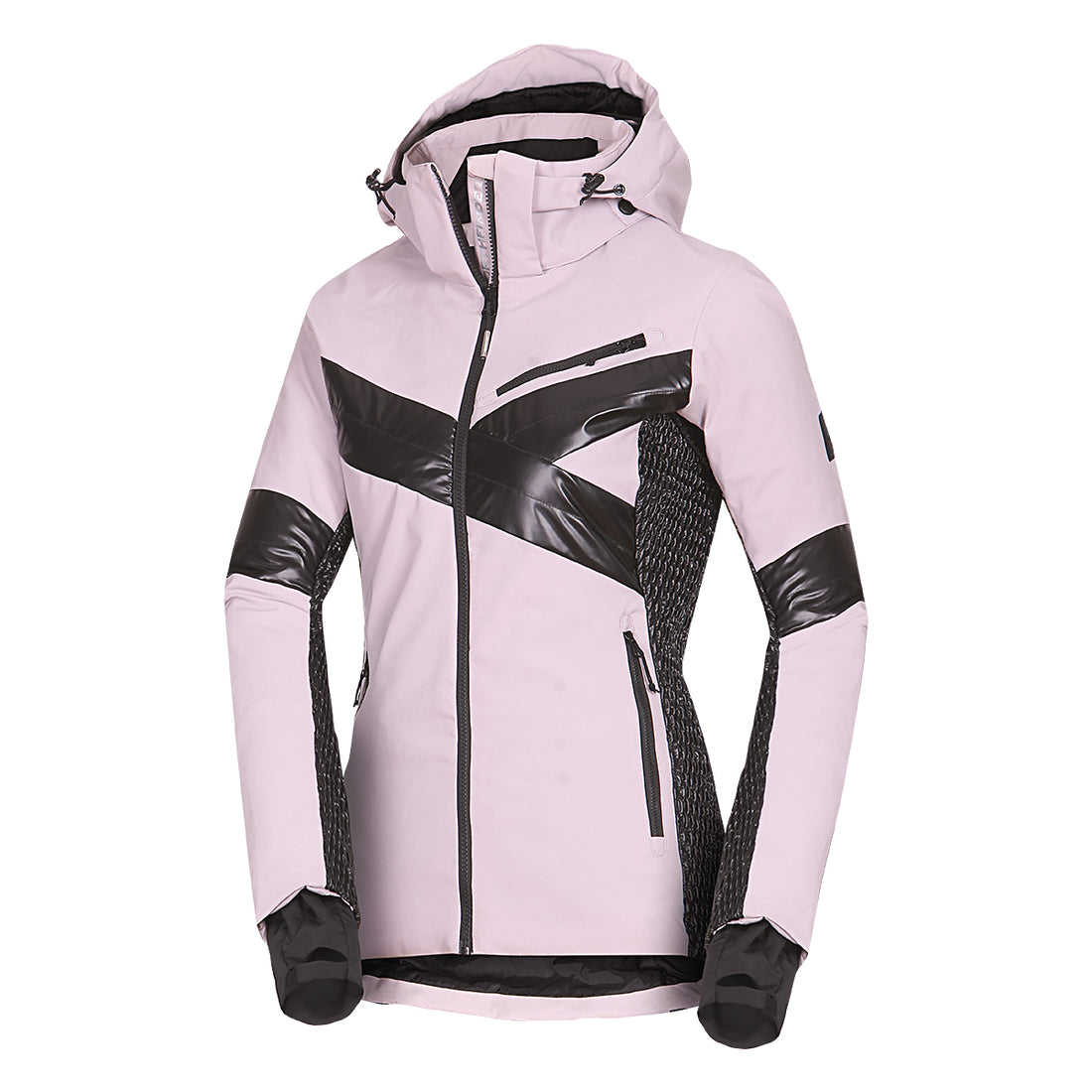 BU-6259SNW women ski trendy prolonged jacket LAURI