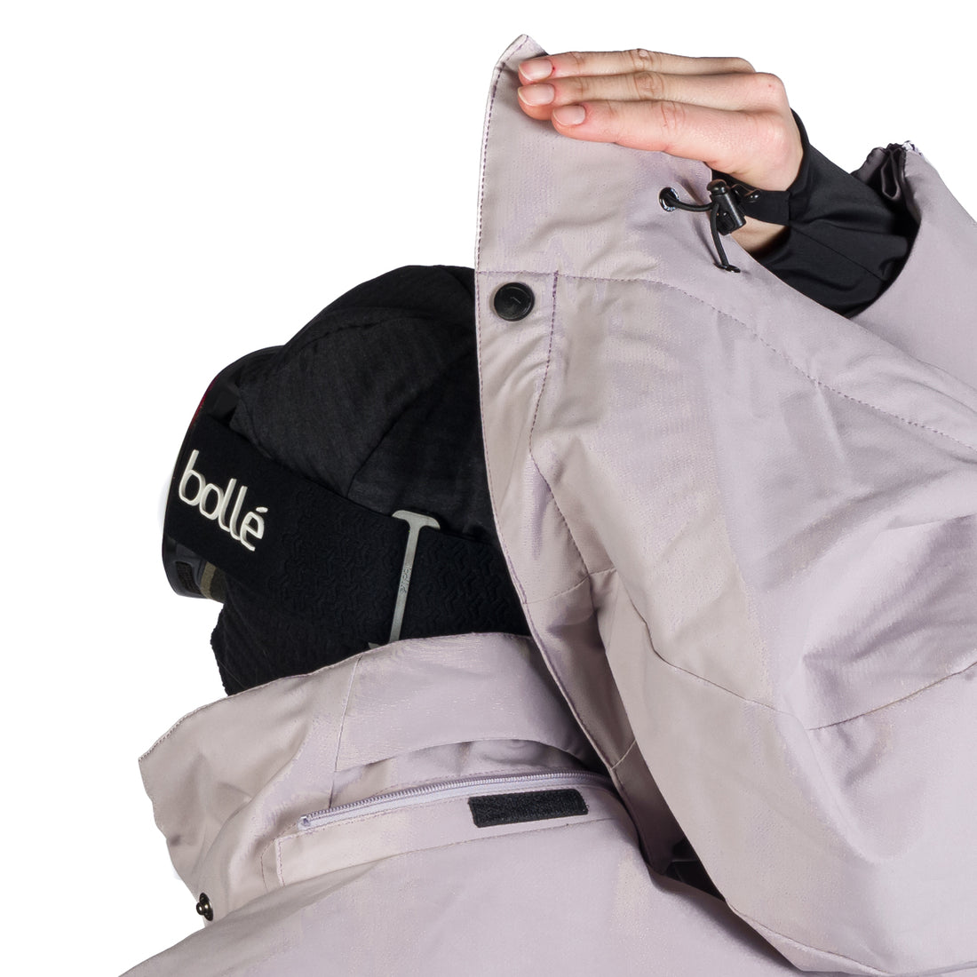 BU-6259SNW women ski trendy prolonged jacket LAURI