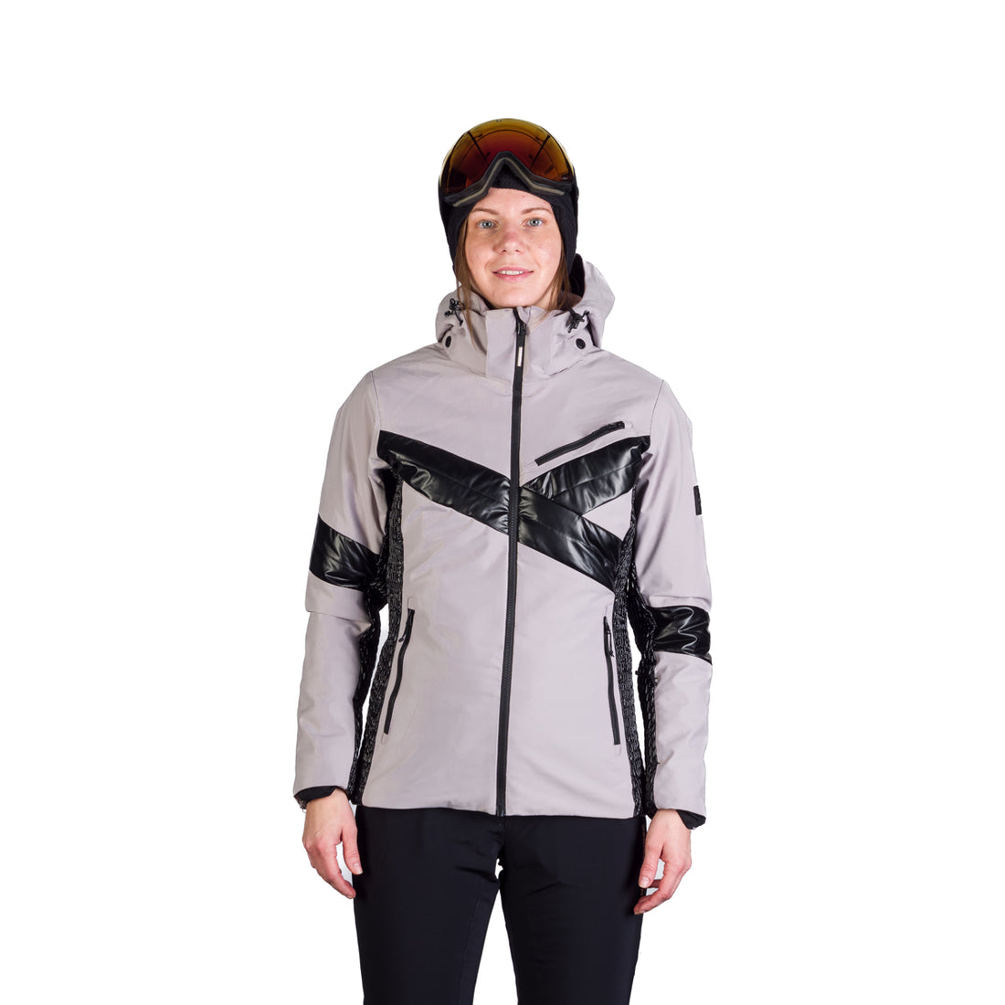 BU-6259SNW women ski trendy prolonged jacket LAURI