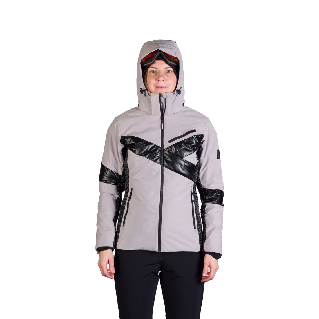 BU-6259SNW women ski trendy prolonged jacket LAURI