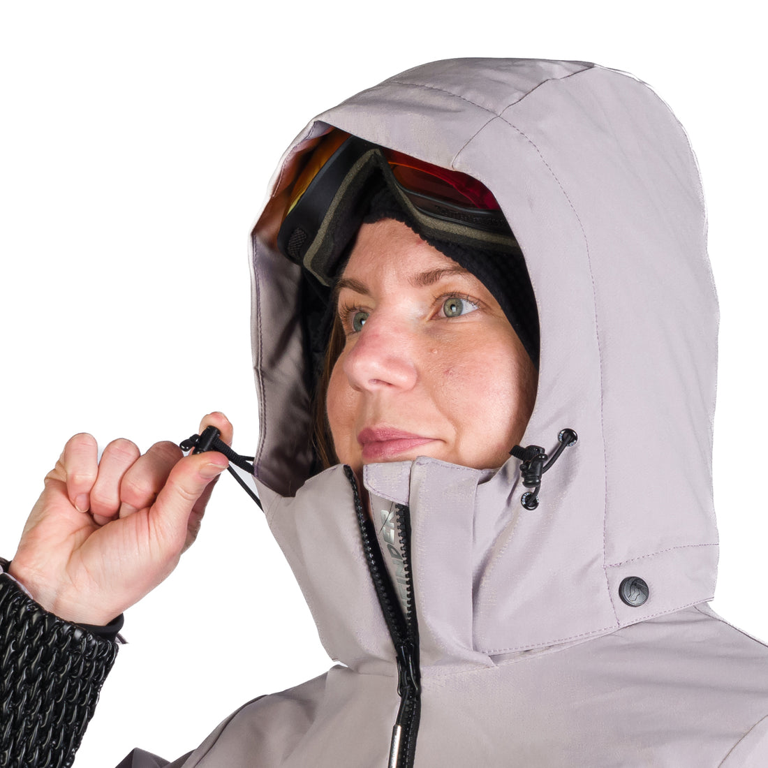 BU-6259SNW women ski trendy prolonged jacket LAURI