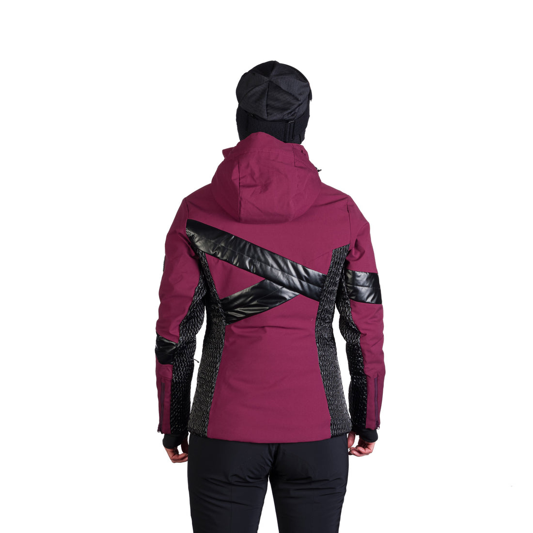 BU-6259SNW women ski trendy prolonged jacket LAURI