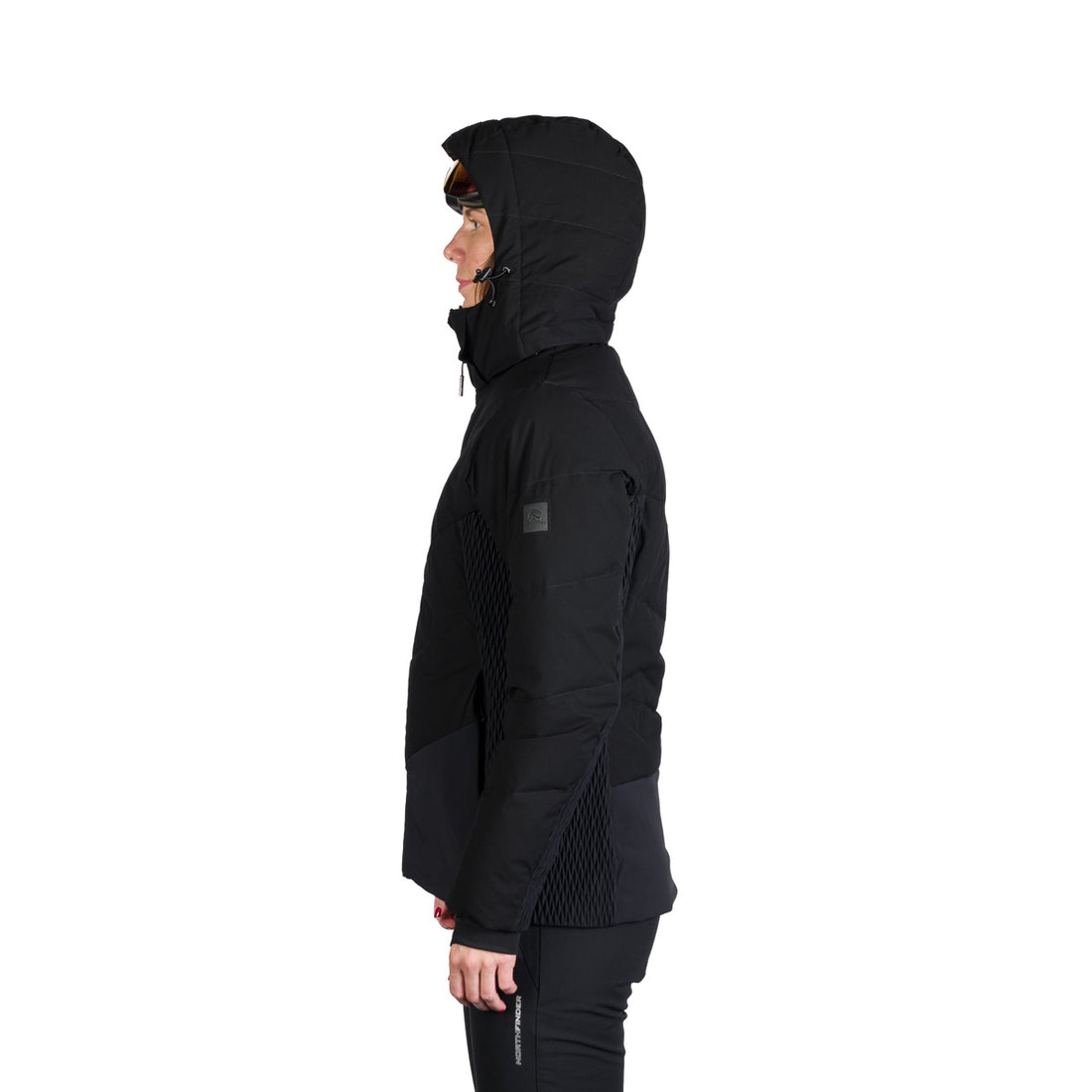 BU-6260SNW women's ski allover print insulated jacket LIZ