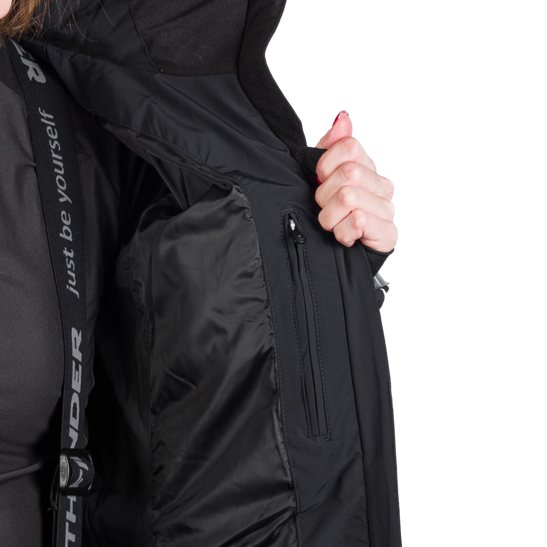 BU-6260SNW women's ski allover print insulated jacket LIZ