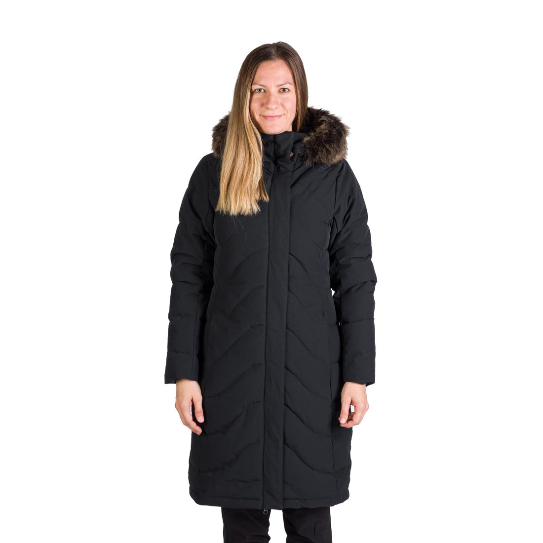 BU-6263SP women's insulated jacket long style ROBIN