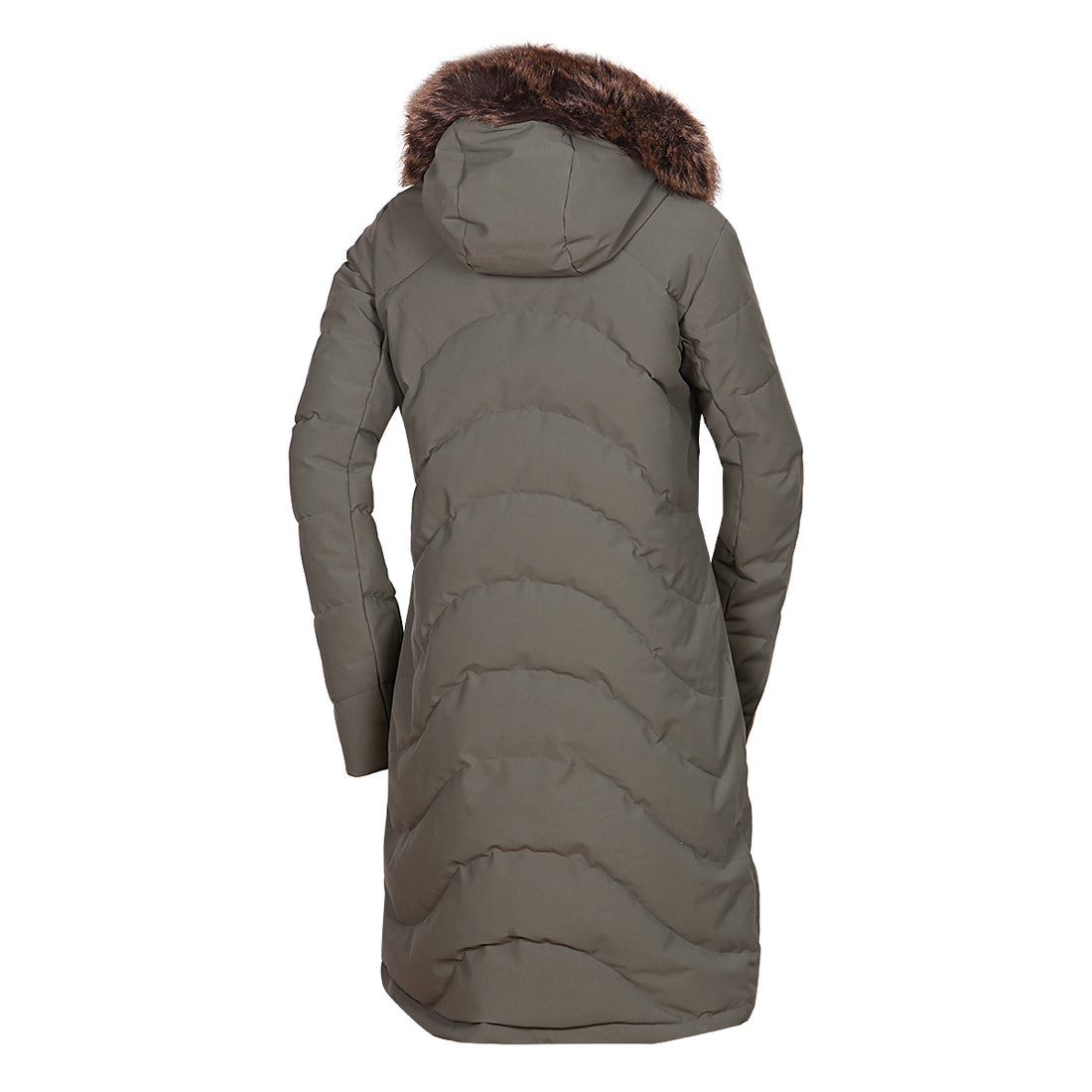 BU-6263SP women's insulated jacket long style ROBIN