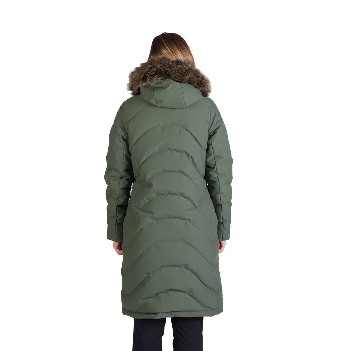 BU-6263SP women's insulated jacket long style ROBIN