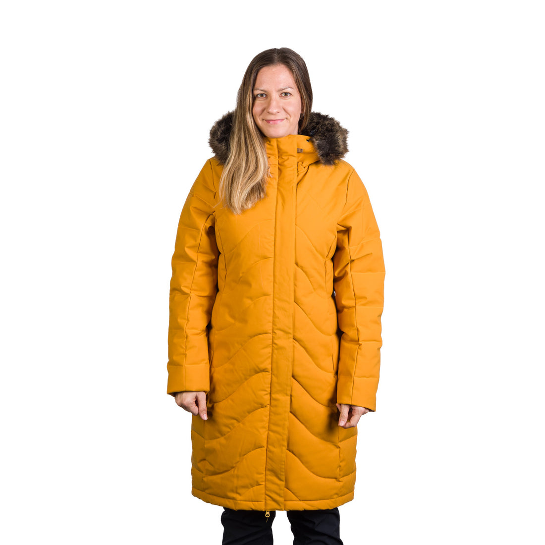 BU-6263SP women's insulated jacket long style ROBIN