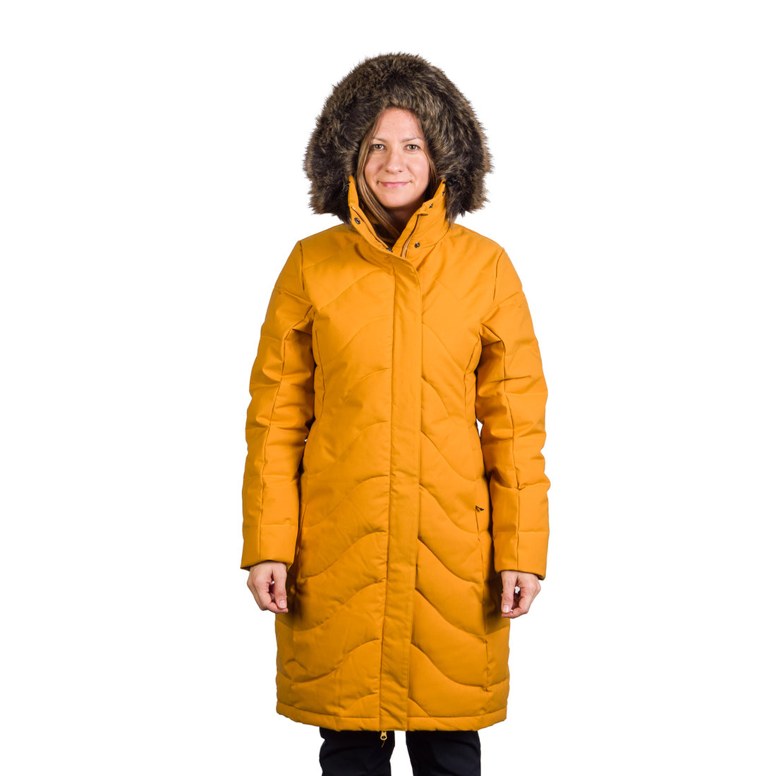 BU-6263SP women's insulated jacket long style ROBIN