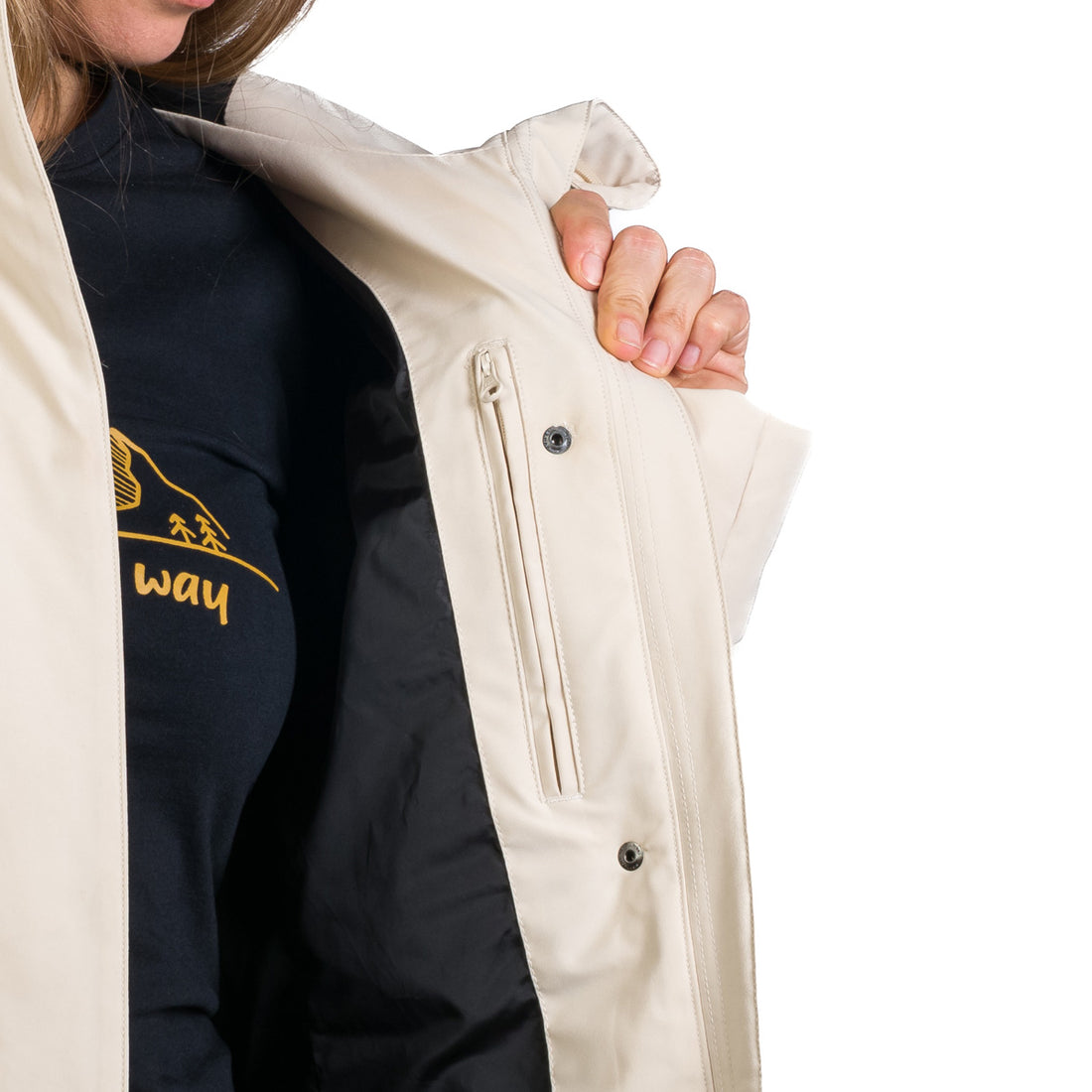 BU-6263SP women's insulated jacket long style ROBIN