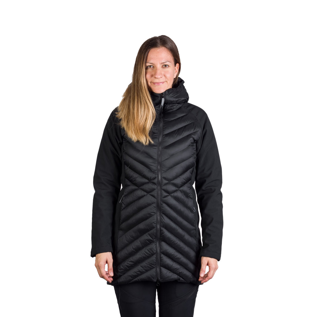 BU-6266SP women's trendy insulated jacket combined with softshell GINGER