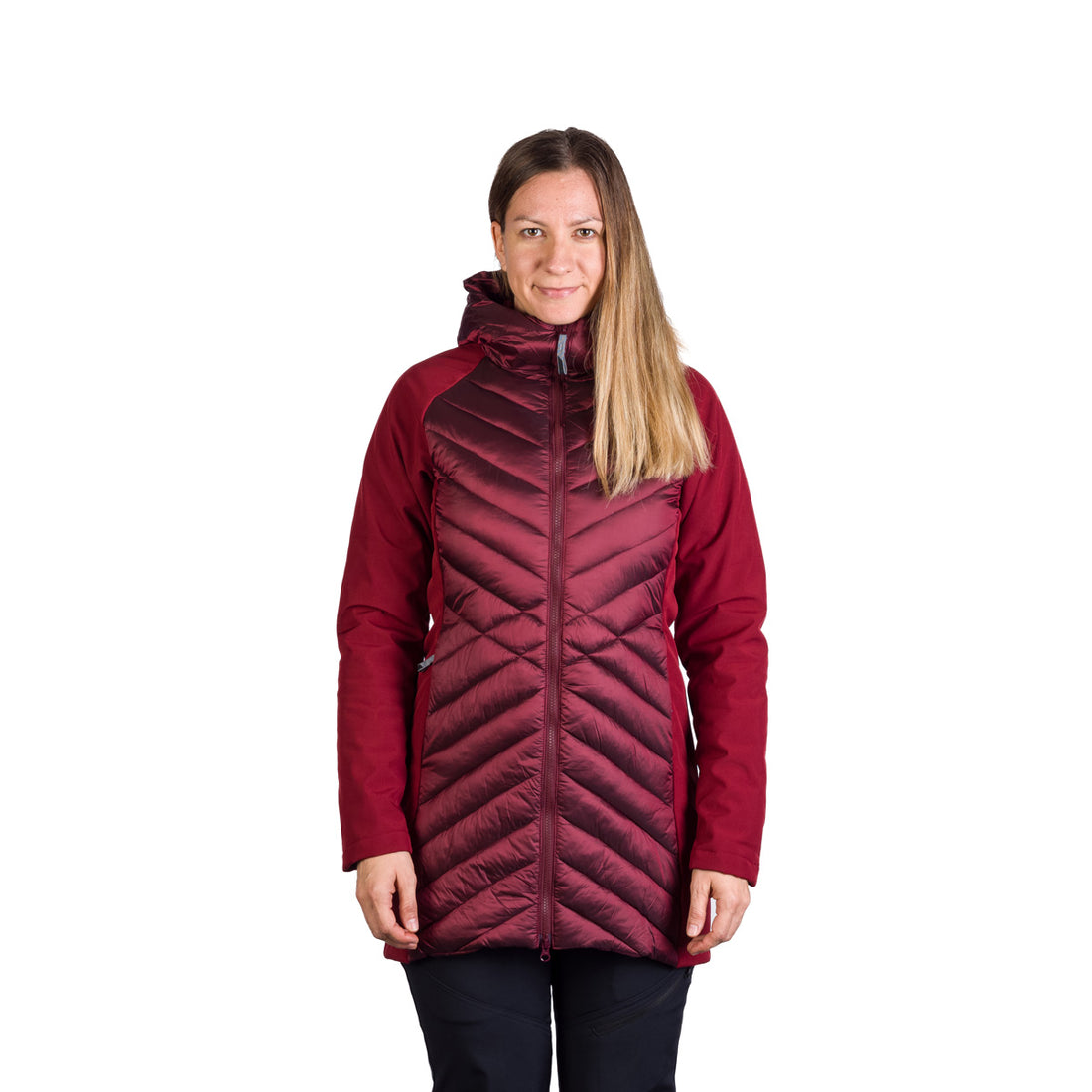 BU-6266SP women's trendy insulated jacket combined with softshell GINGER